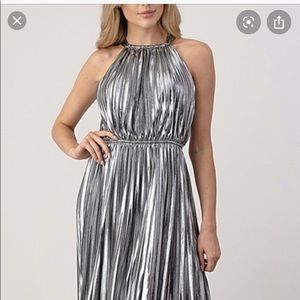 Silver Halter glimmer Dress